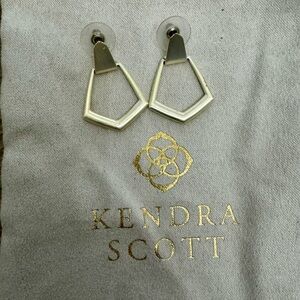 Kendra Scott Silver Geometric Earrings